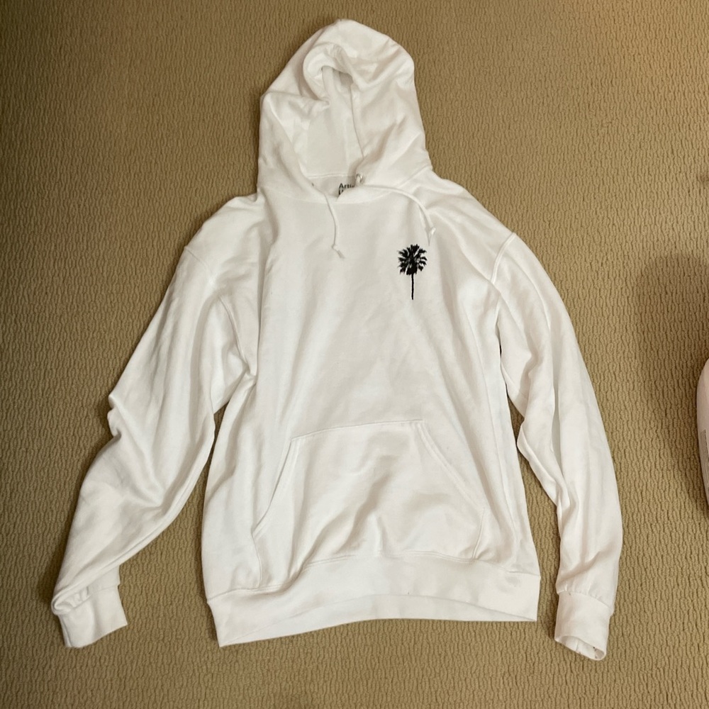 White hoodie